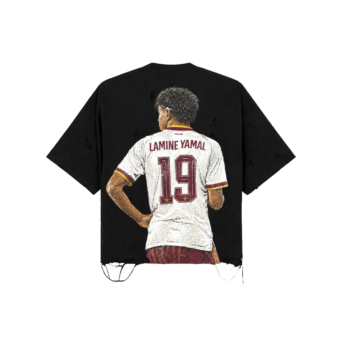 Lamine Yamal Distressed Tee