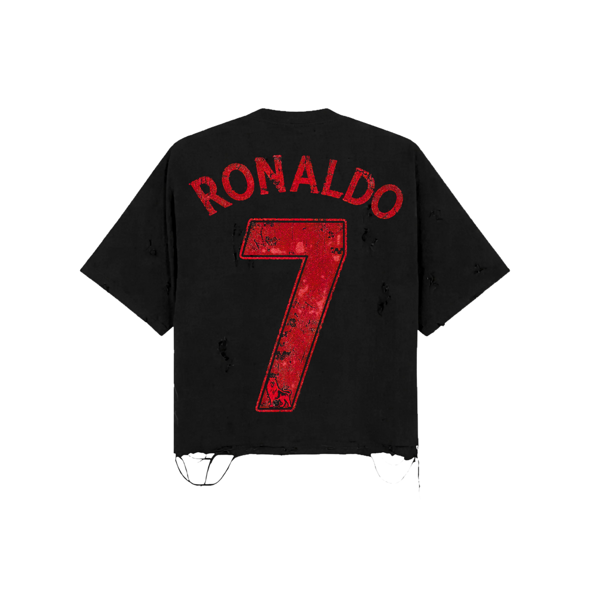 Ronaldo The GOAT Distressed Tee