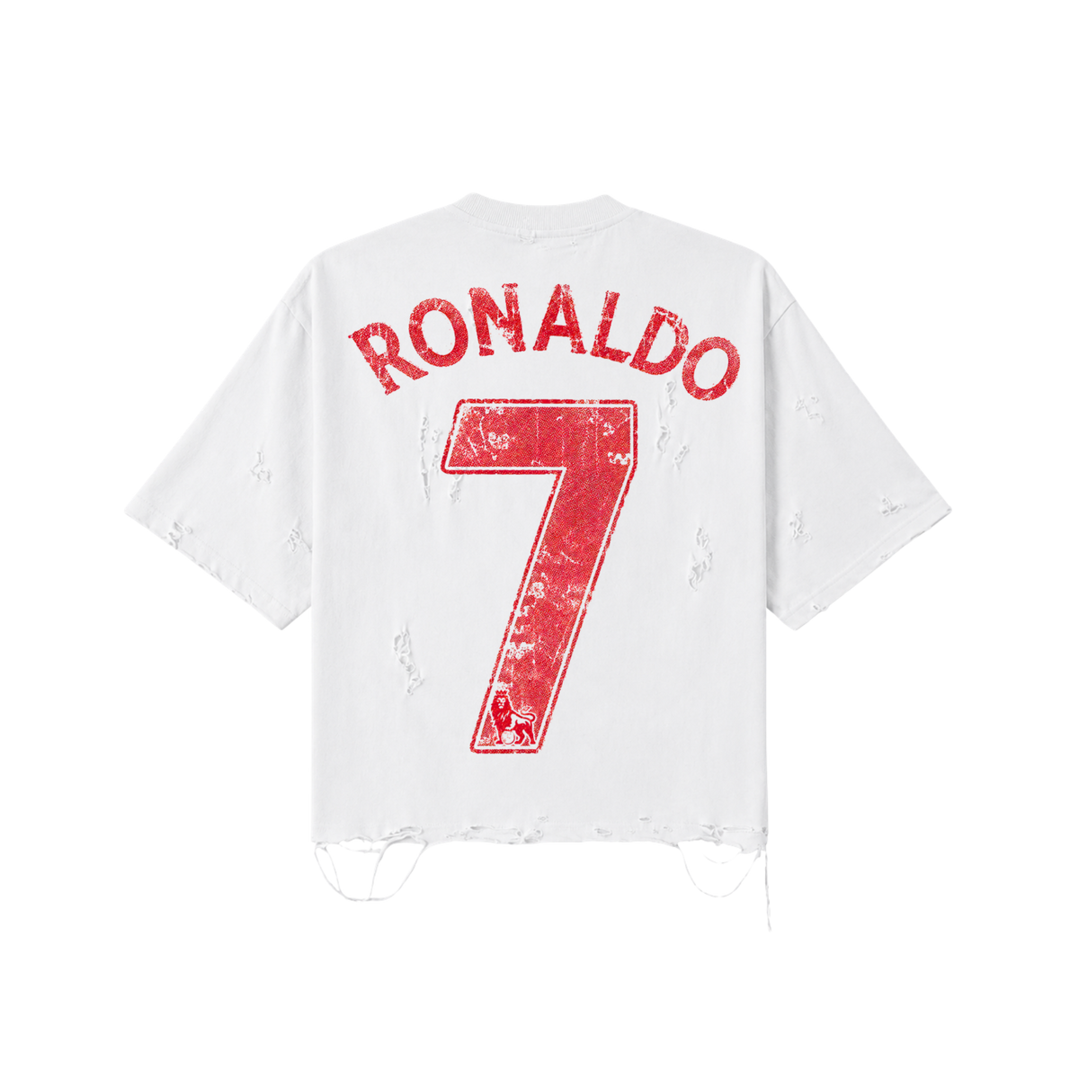 Ronaldo The GOAT Distressed Tee