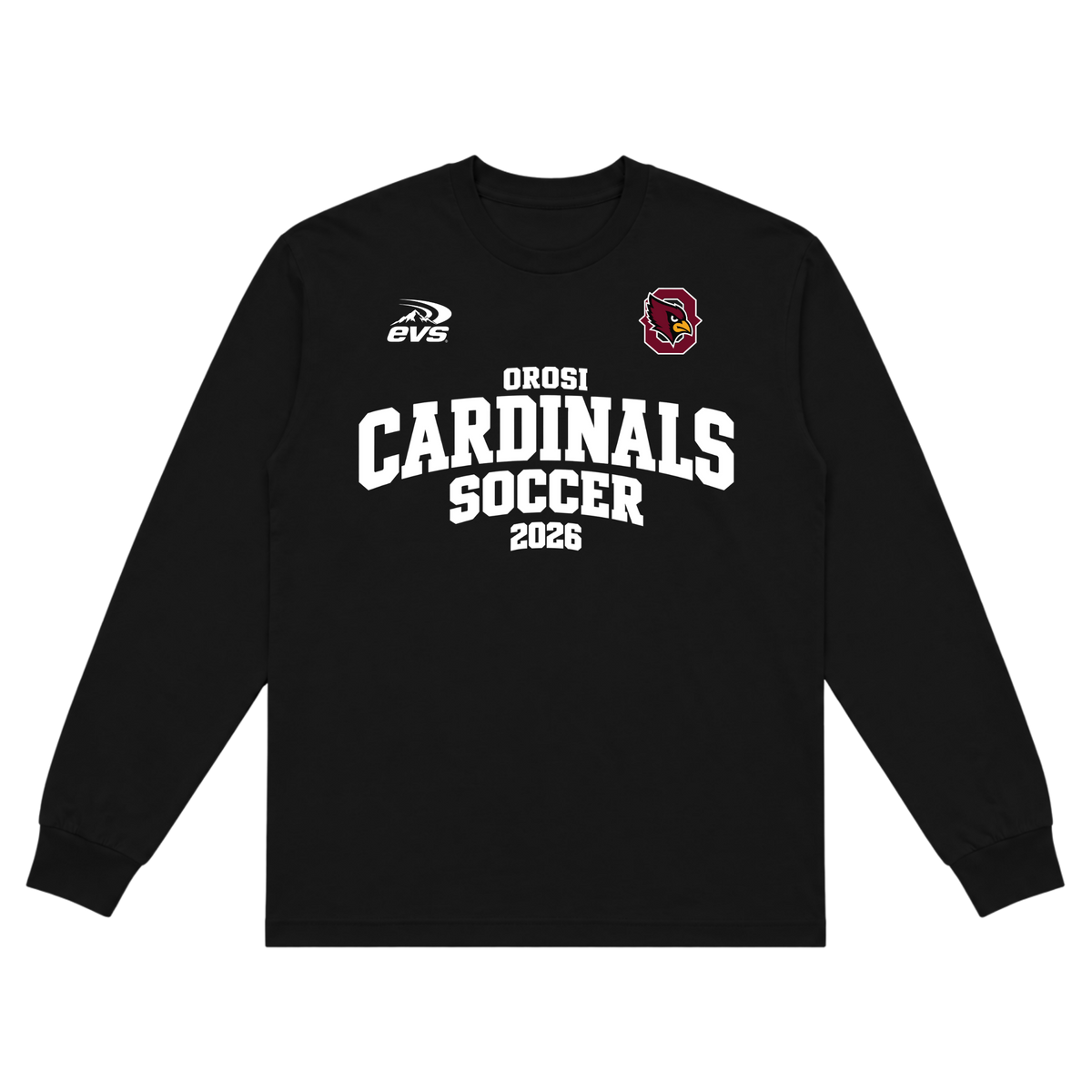 Orosi Cardinals Soccer 2026 Long Sleeve