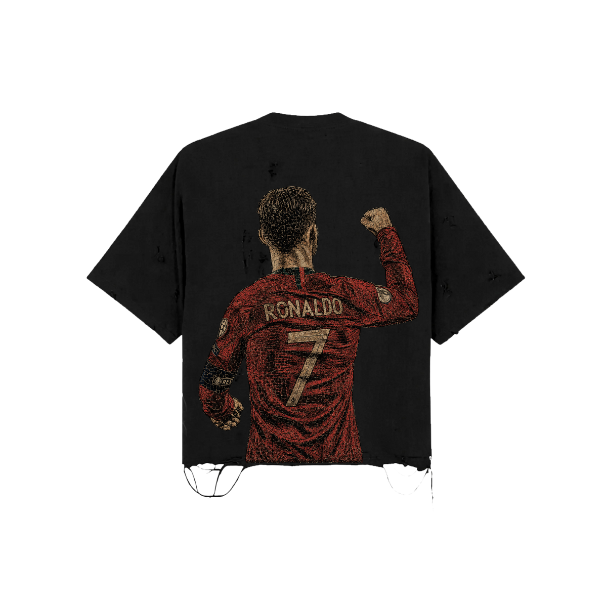 Cristiano Ronaldo Distressed Tee