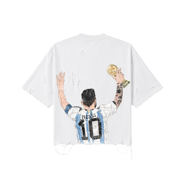 Lionel Messi Distressed Tee