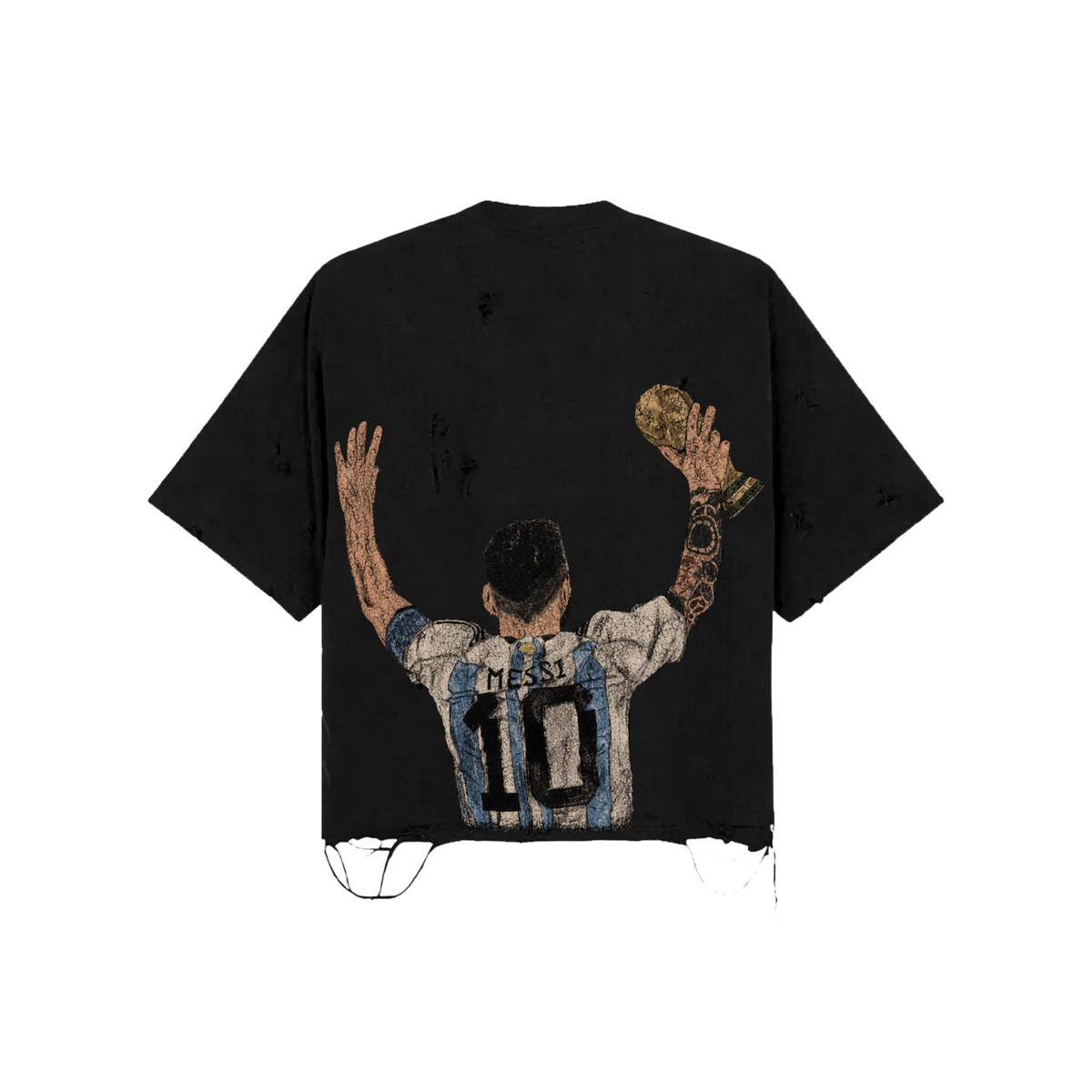Lionel Messi Distressed Tee