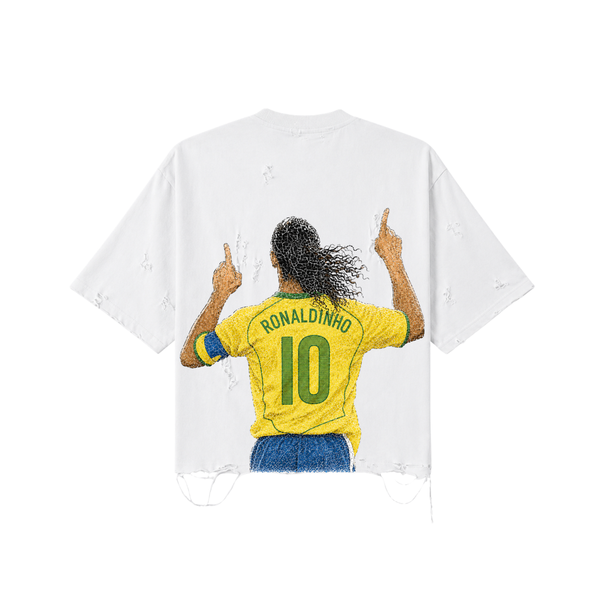 Ronaldinho Distressed Tee