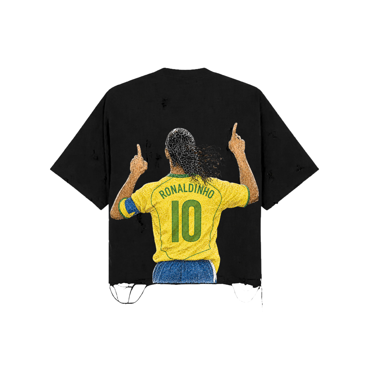 Ronaldinho Distressed Tee