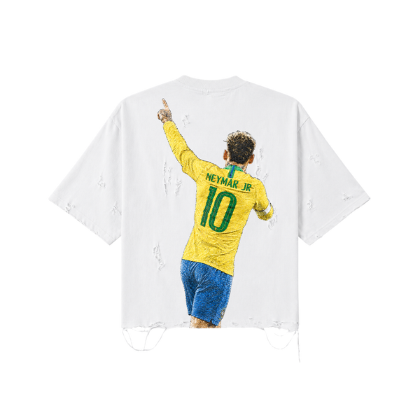 Neymar Jr Distressed Tee