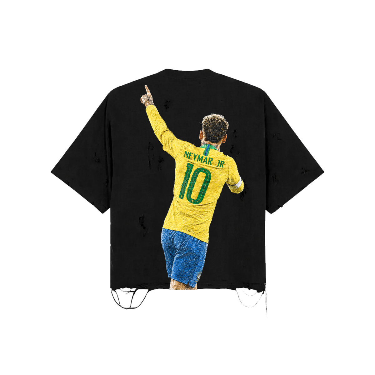 Neymar Jr Distressed Tee
