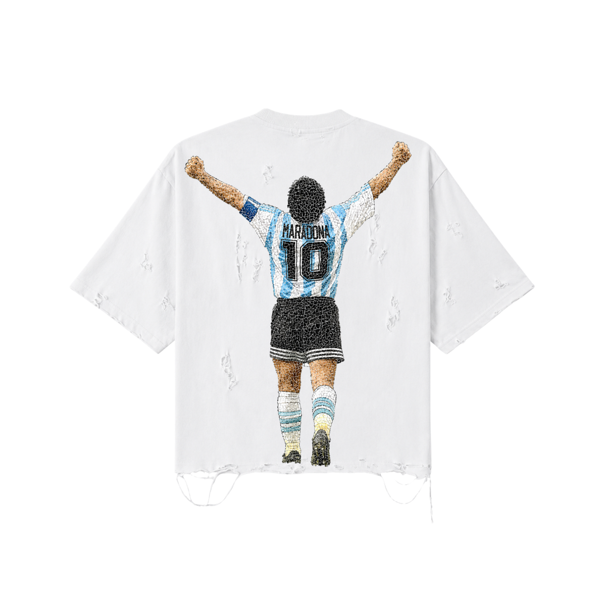 Maradona Distressed Tee